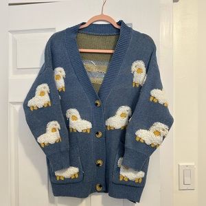Cute lamb cardigan